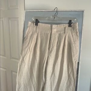 LOFT Beige Straight Leg Pants